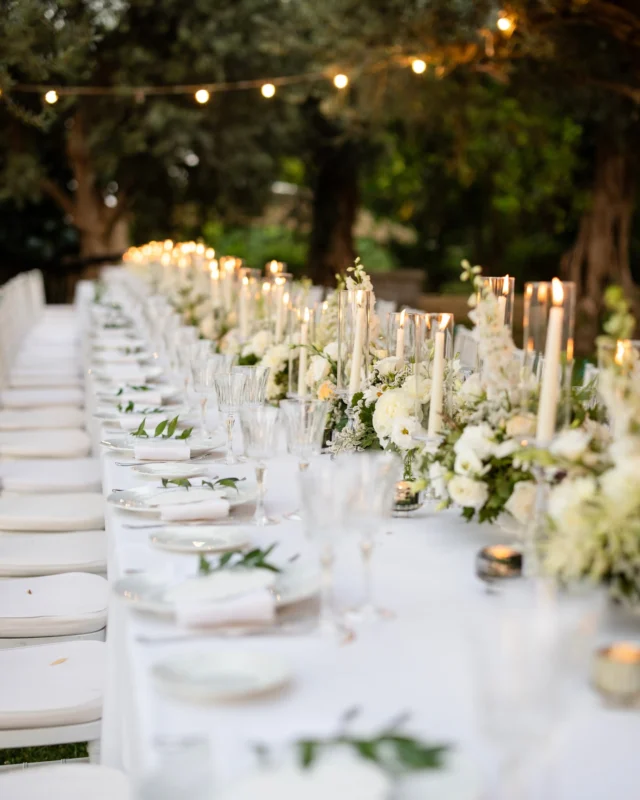 Isn’t this the most elegant wedding setup you’ve ever seen? 🕯️✨

And no, it’s not just a dream…
This is Simona&Pasquale ’s wedding, set in the breathtaking @caposantafortunata_relais , where every detail speaks of timeless beauty 🤍

From the crisp white florals to the soft candlelit glow, every element of this celebration was designed to create an atmosphere of pure magic ✨

Let us turn your special day into an unforgettable experience, where elegance and personal touches come together flawlessly.

Ready to bring your dream wedding to life? Contact us to make it a reality! 🤍

Wedding Planner: @esterchianelli_iwa 
Wedding Coordinator: @alessandra_silenziario 
Flower Decor: @la_magia__dei_fiori_ 
Forniture: @andreariccioweddingsolution 
Catering: @alba_catering 
Venue: @caposantafortunata_relais 
Printing: @albanodigital 
Photography: @morlottistudio_napoli

\\ WHATEVER YOUR HEART DESIRES, WE’LL MAKE IT HAPPEN \\

|| Ester Chianelli Italian Wed Agency ||

📱3806966342
💻 www.esterchianelli.com
📧 info@esterchianelli.com

#luxuryweddingitaly #italywedding #italianwedding #destinationweddingitaly #luxuryweddingvenue #weddingtablesetting #weddinginspo #sorrentowedding